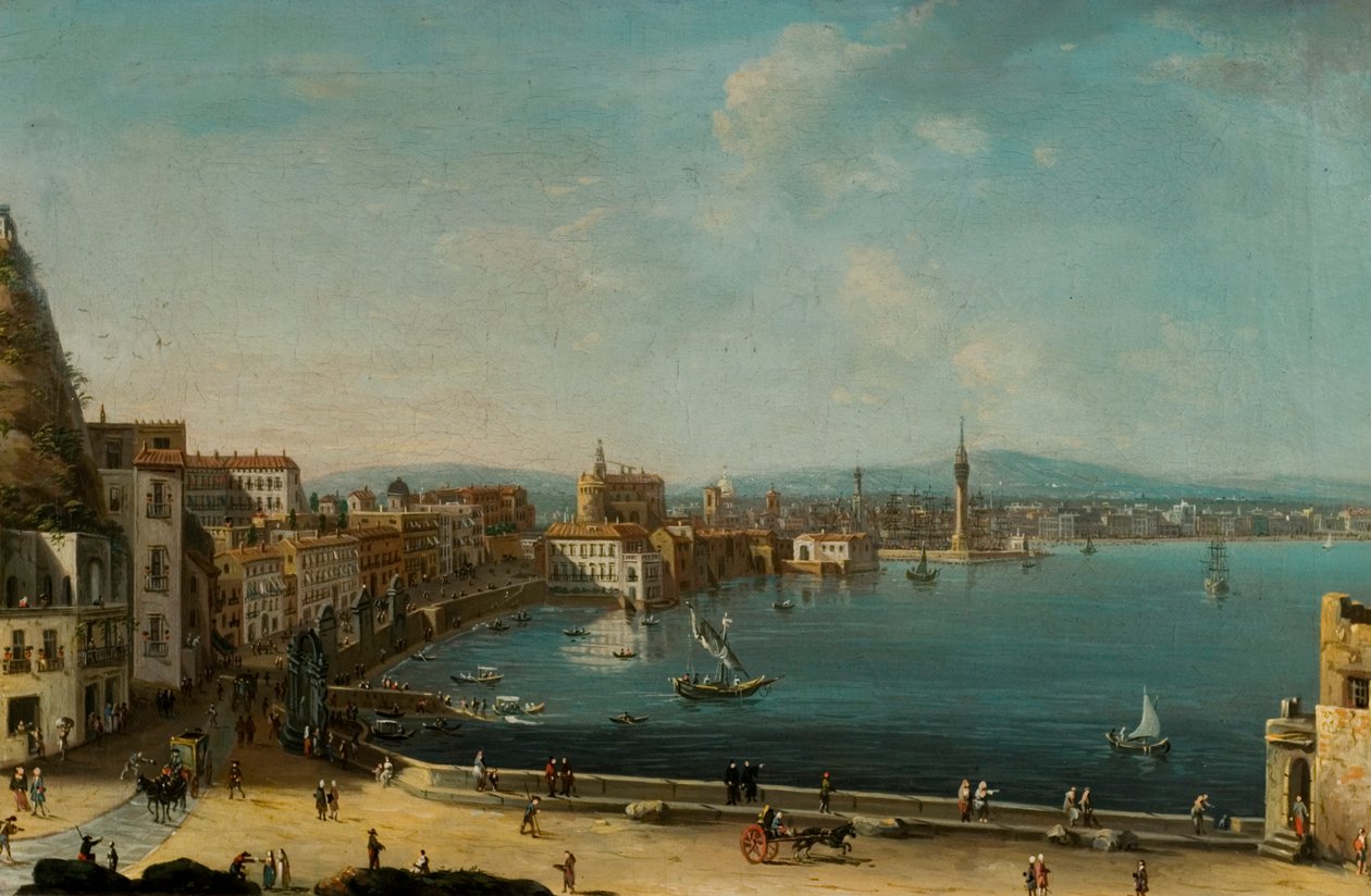 En havn i Italien (St. Lucia) af Pietro Antoniani