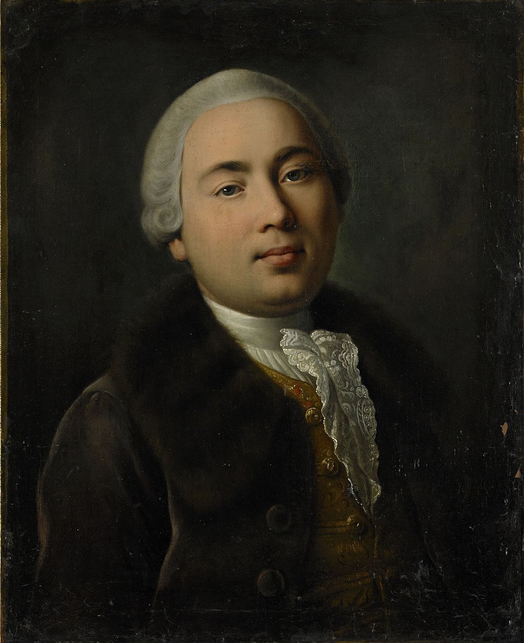 Portræt af grev Valentin Platonovich Musin-Pushkin 1735-1804 af Pietro Antonio Rotari