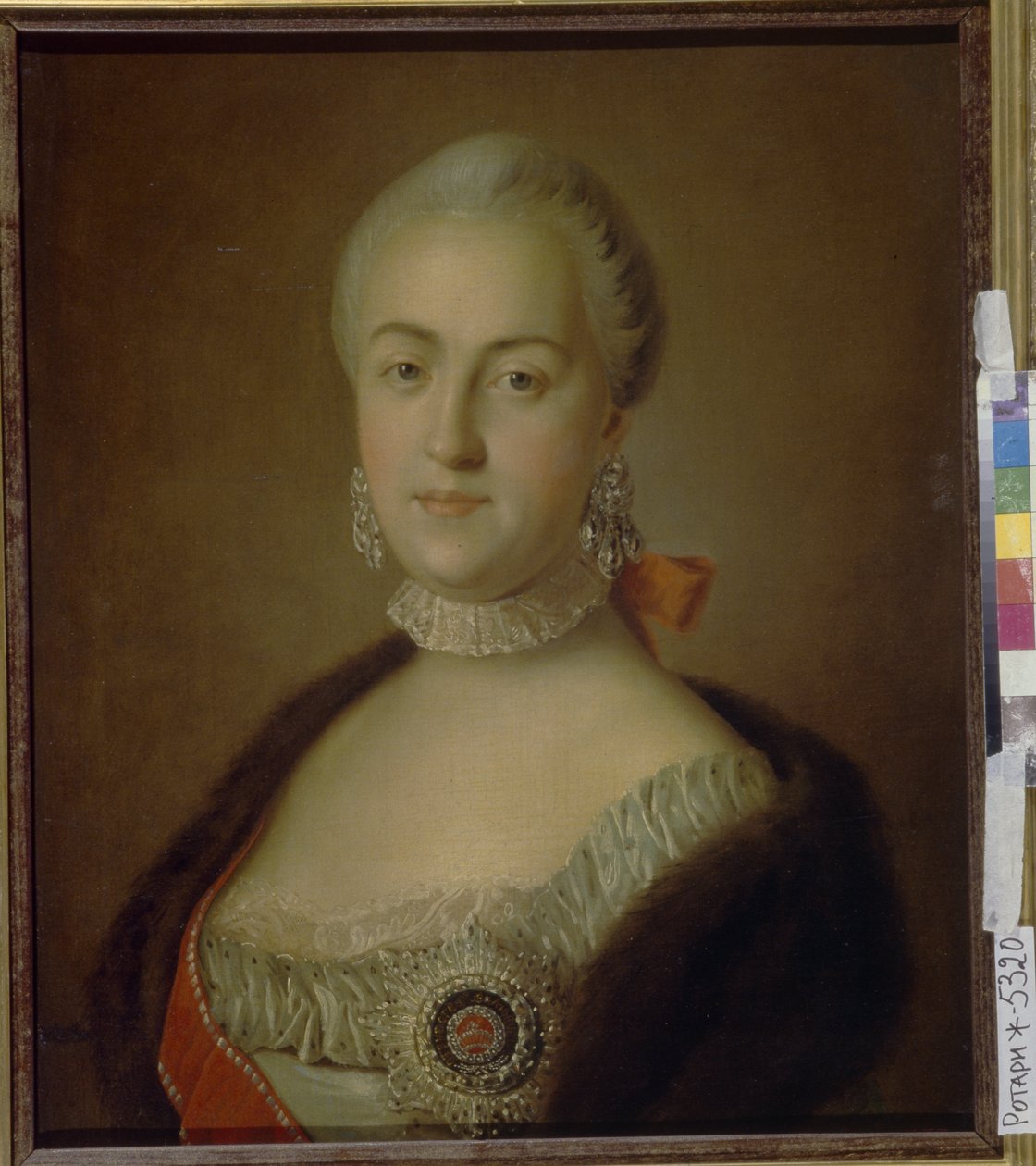 Portræt af storhertuginde Jekaterina Alexeyevna, 1761 af Pietro Antonio Rotari