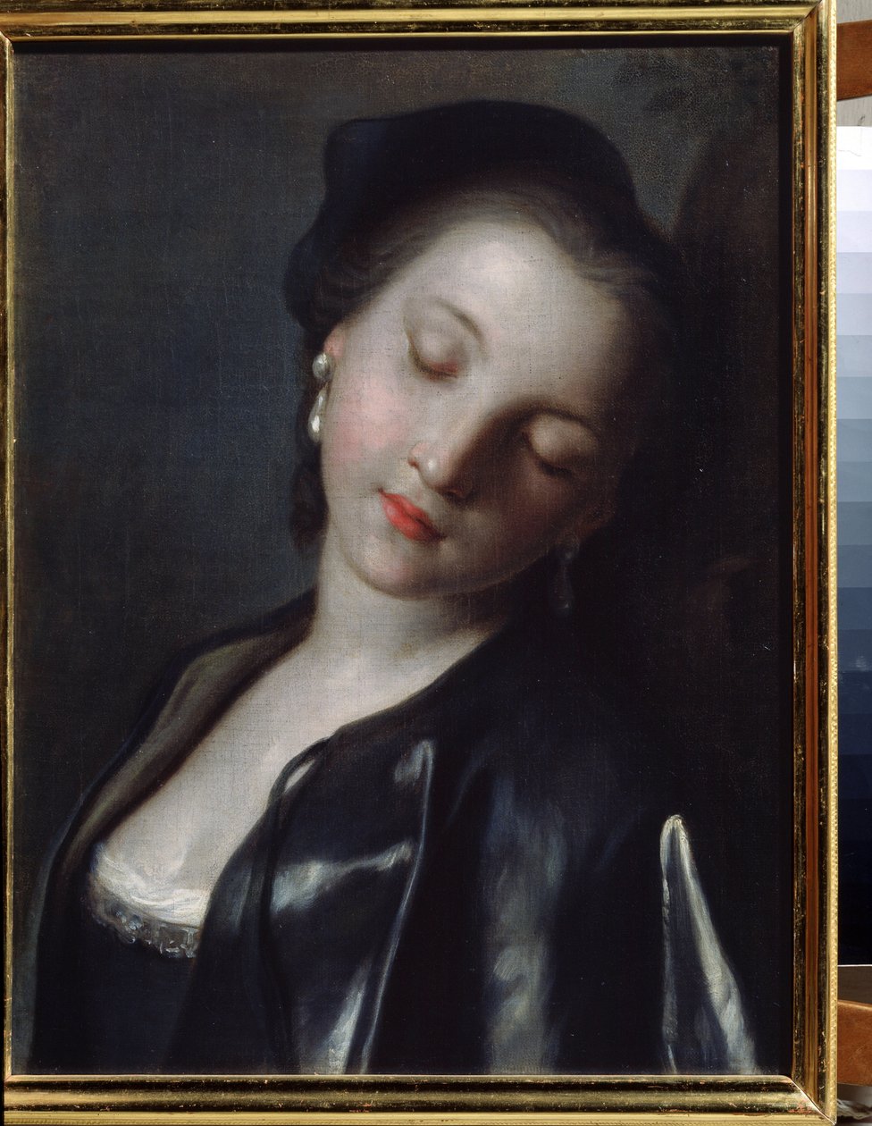 Sovende ung kvinde af Pietro Antonio Rotari