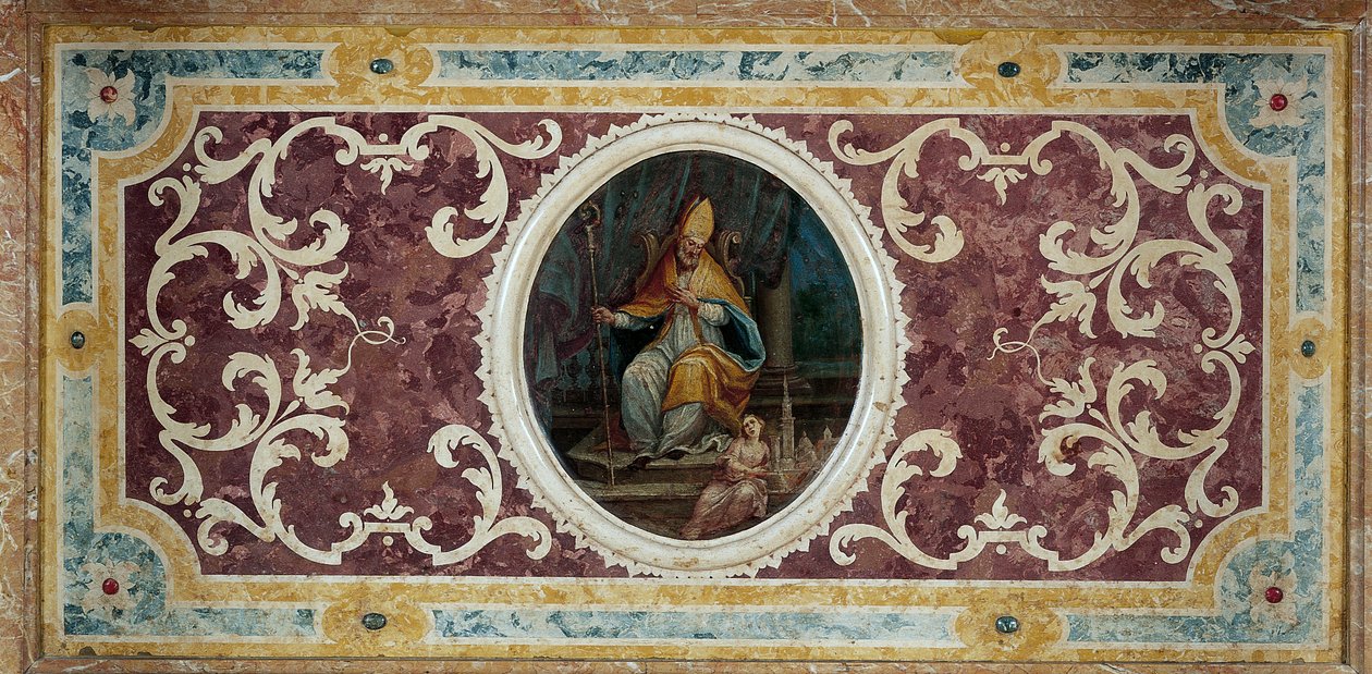 Alter frontal af St Geminianus, 1727 (scagliola) af Pietro Battagliola