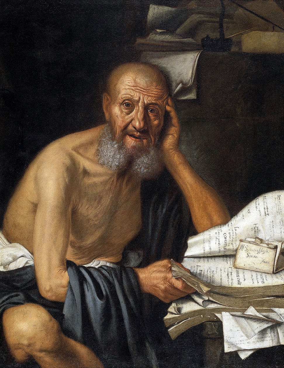 Sokrates af Bellotti, Pietro (1625-1700) af Pietro Bellotti