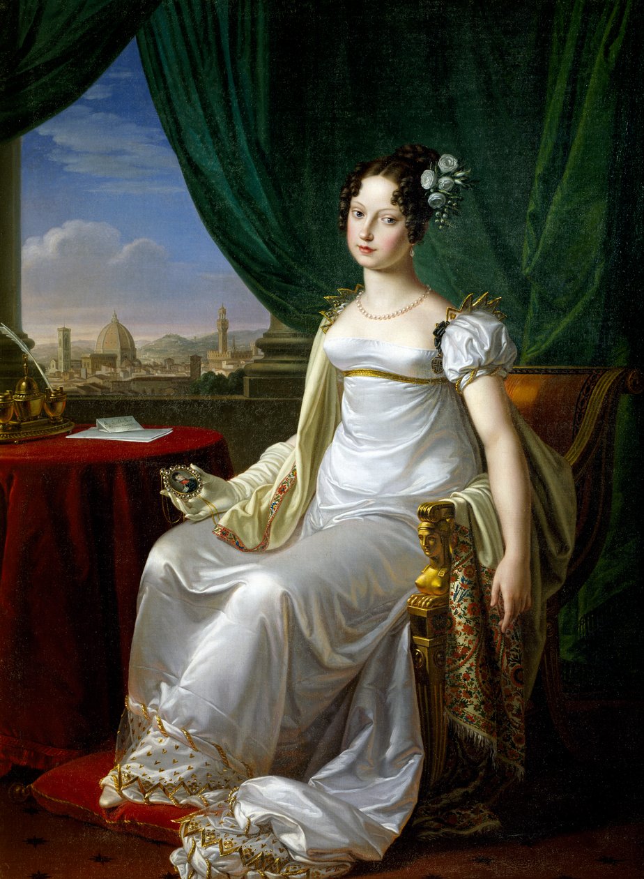 Portræt af Maria Theresia af Østrig af Pietro Benvenuti