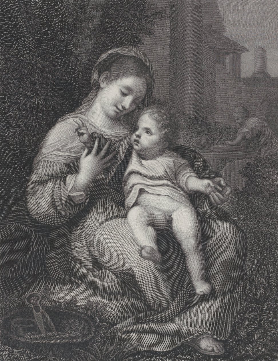 Den hellige familie, 1811 af Pietro Bonato