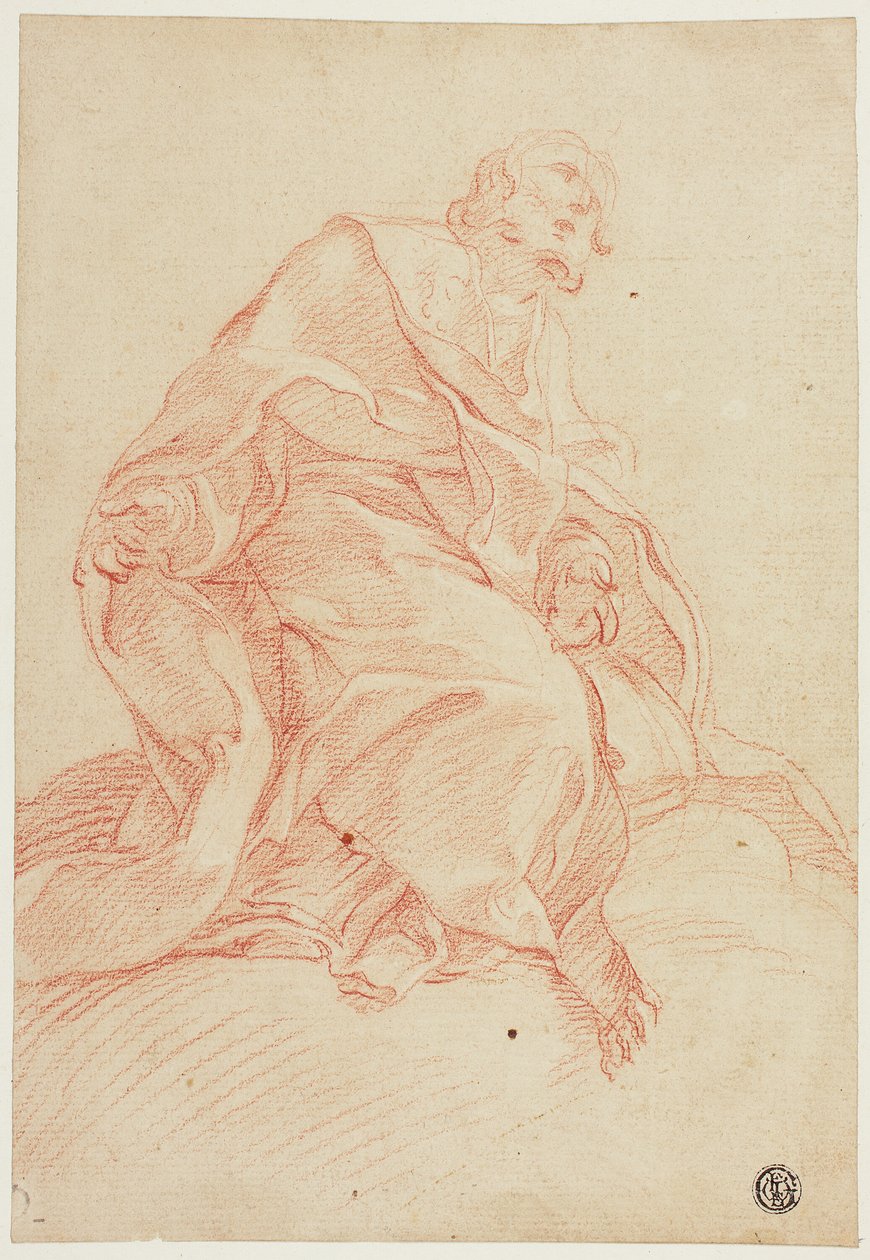 Figur af en mandlig helgen af Pietro Dandini