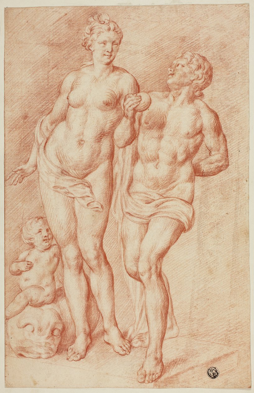Venus og Paris af Pietro Dandini