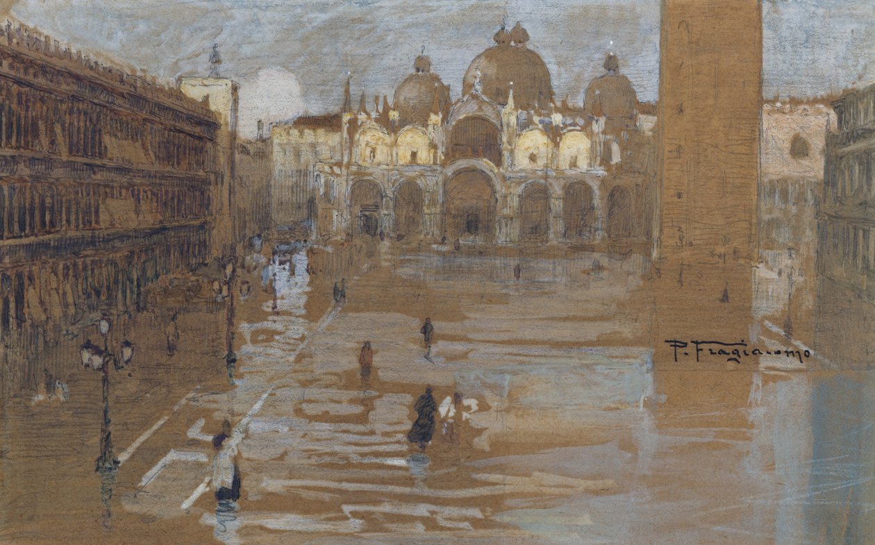 Markuspladsen af Pietro Fragiacomo
