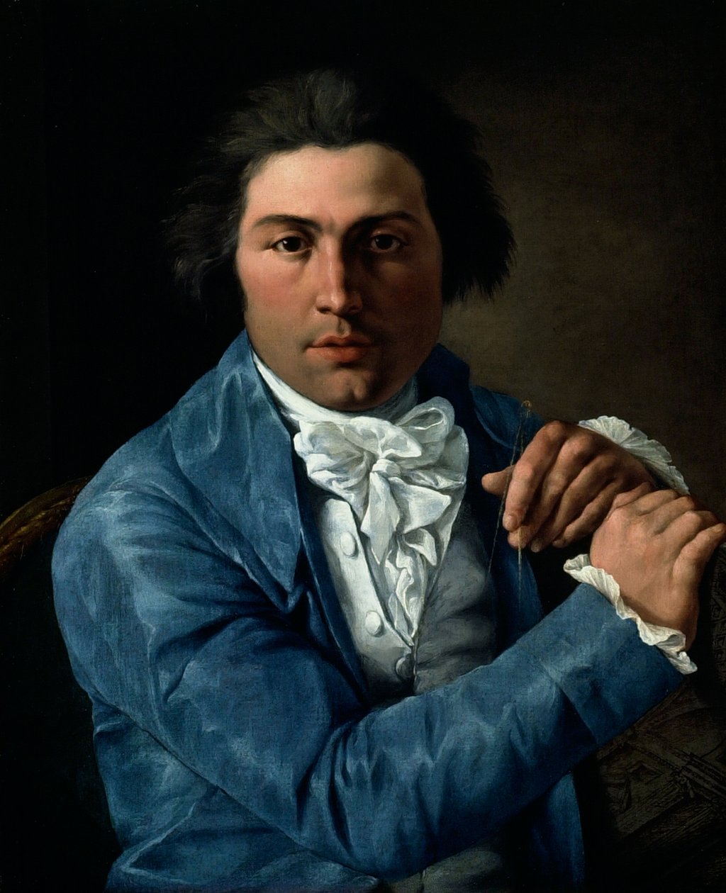 Portræt af arkitekten Giuseppe Valadier af Pietro Labruzzi