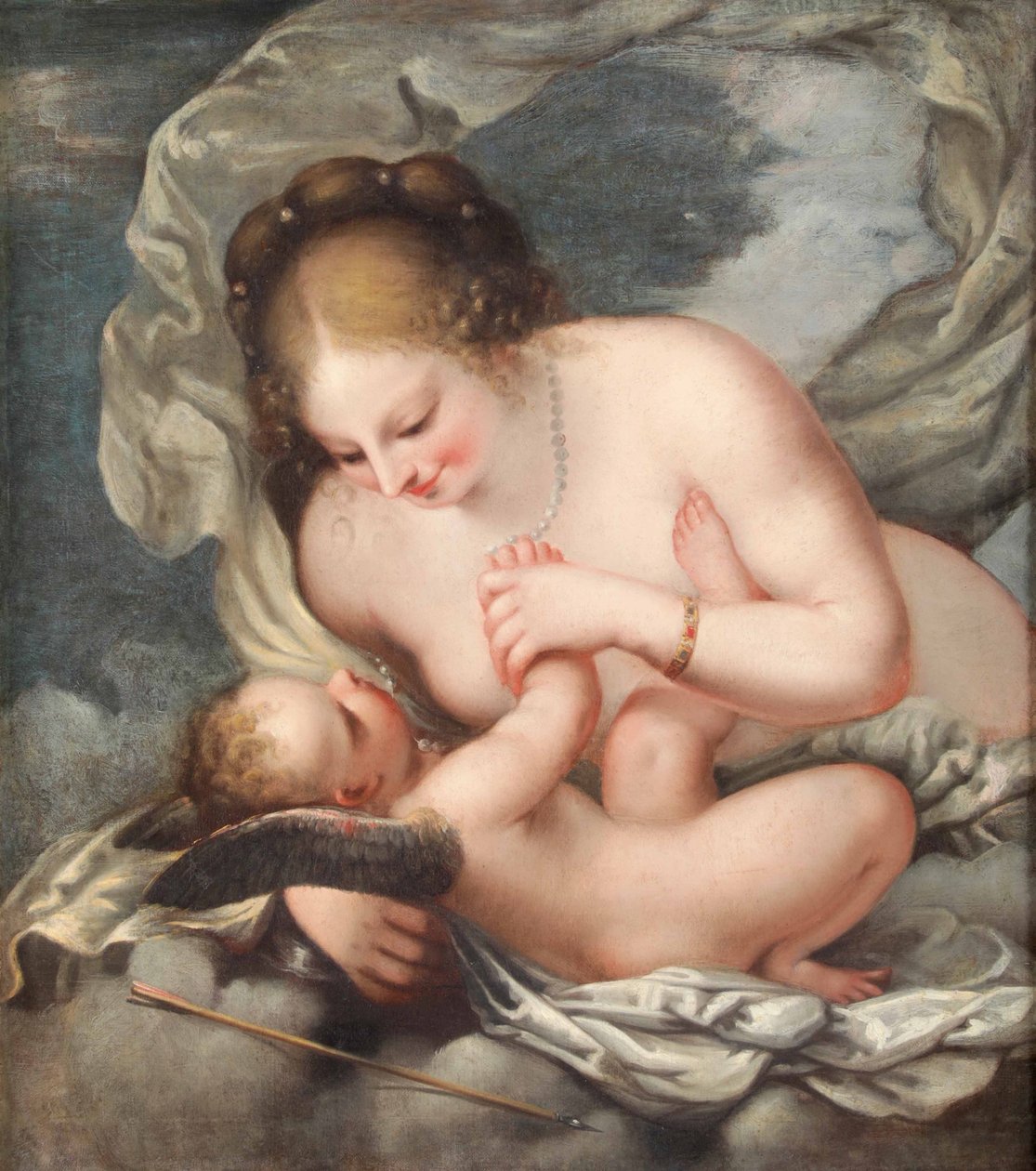 Venus og Amor af Pietro Liberi