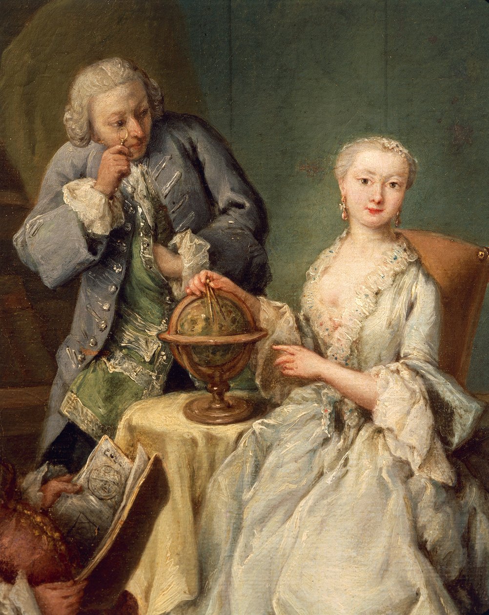 Geografi lektion af Pietro Longhi