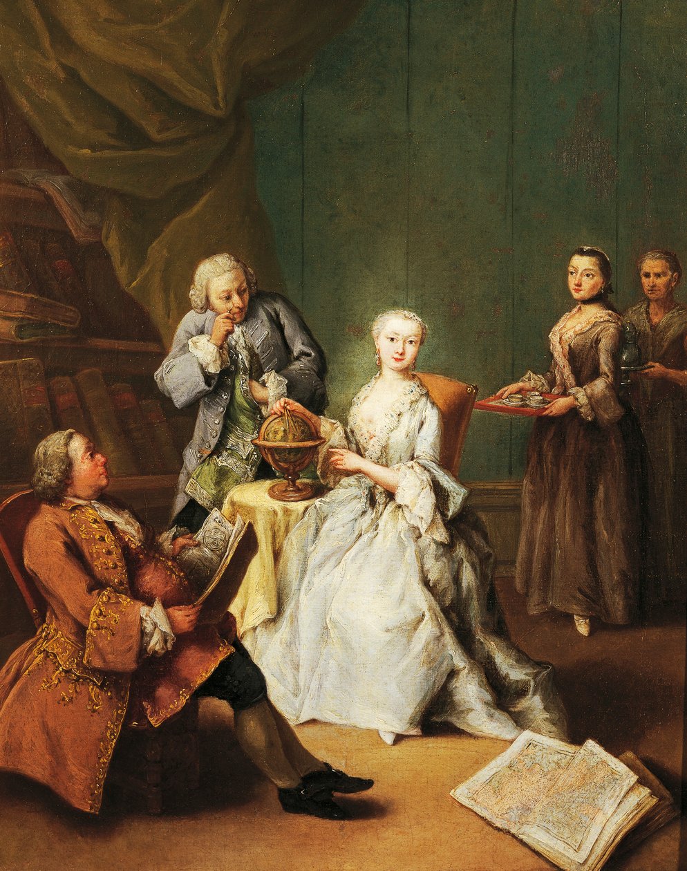 Geografi lektion af Pietro Longhi