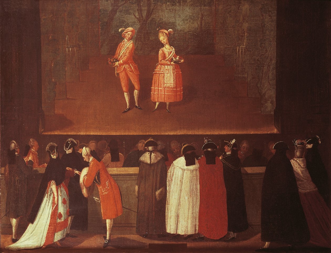Interval, fra School of Pietro Longhi af Pietro Longhi