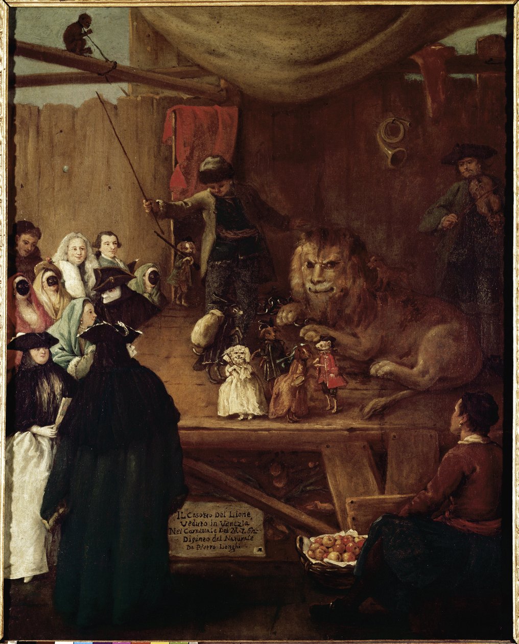 La cabane du lion - Løvehytten af Pietro Longhi
