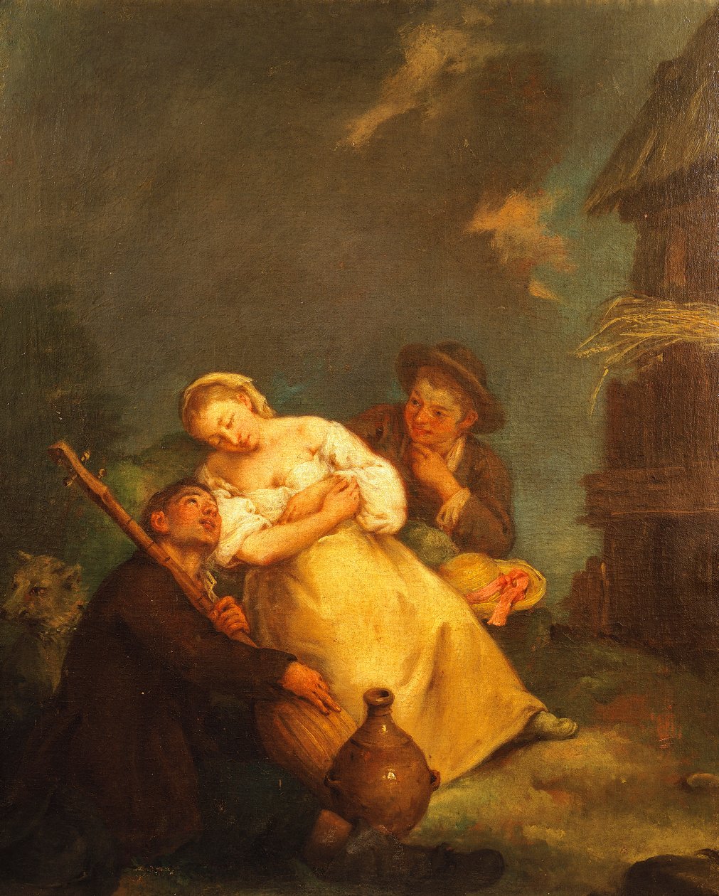 Bondescene af Pietro Longhi (1701-1785) af Pietro Longhi