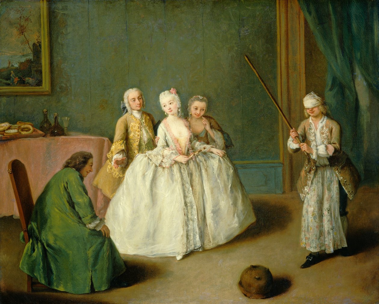 The Game of the Kogegryde af Pietro Longhi