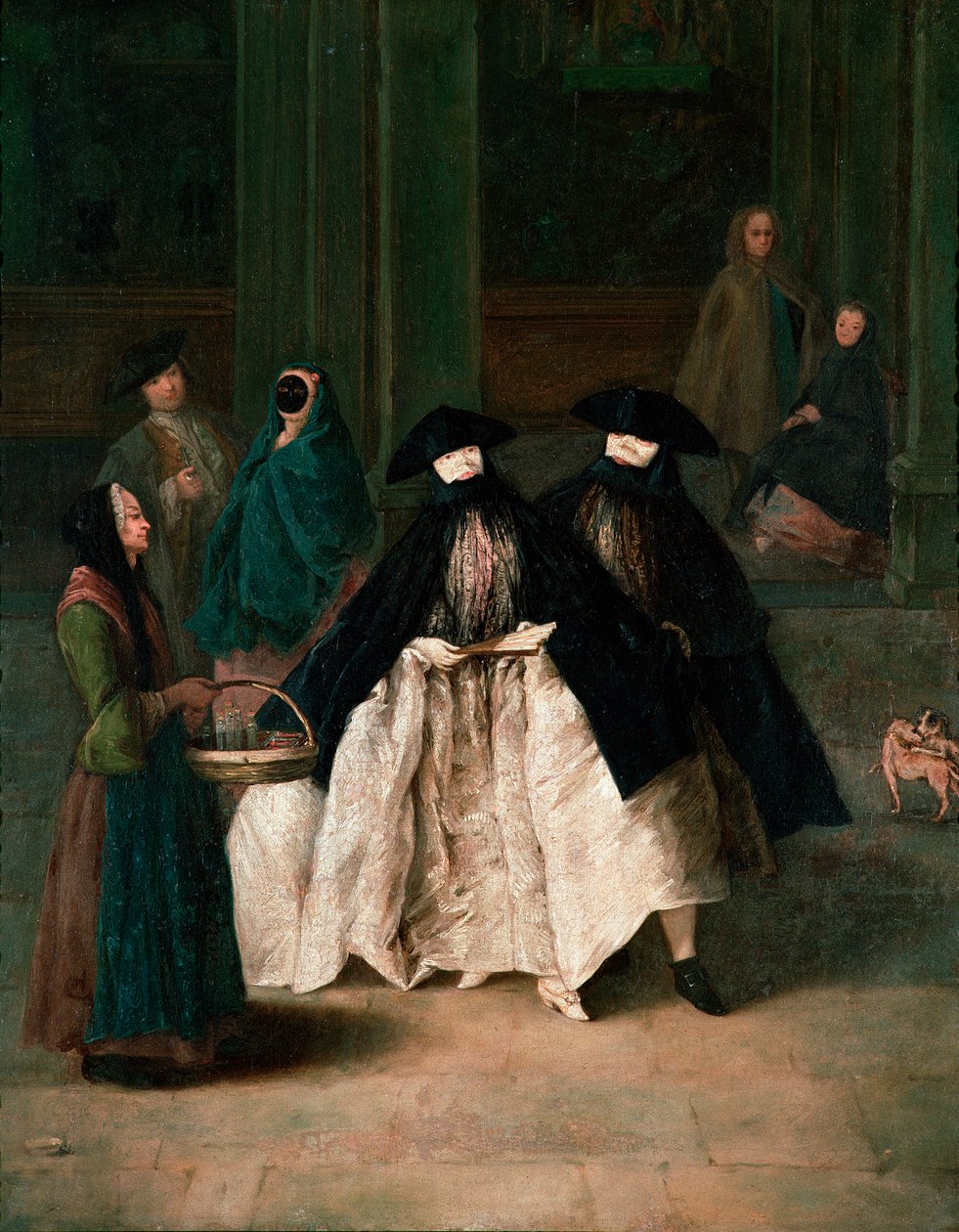 The Parfume Vendor, ca. 1756 (olie på lærred) af Pietro Longhi