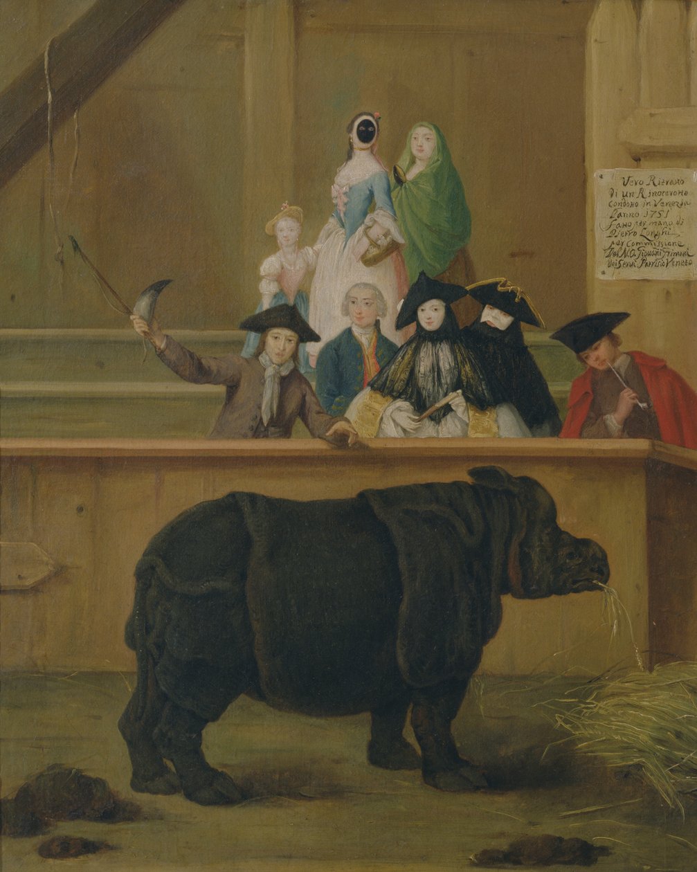 Næsehornet, 1751 af Pietro Longhi