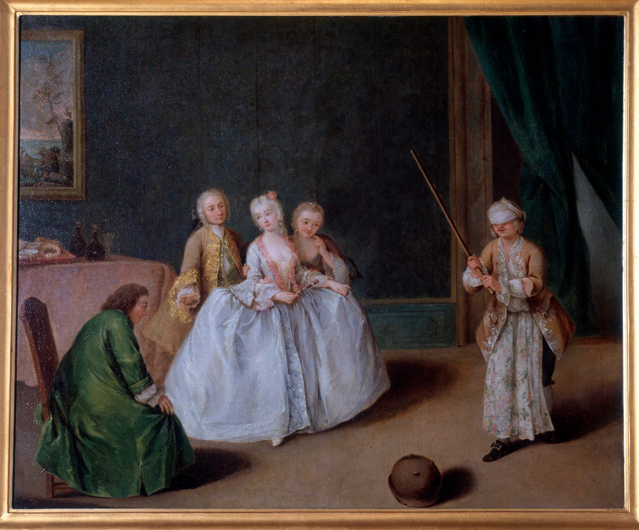 Pottens spil (Maleri, ca. 1760) af Pietro Longhi