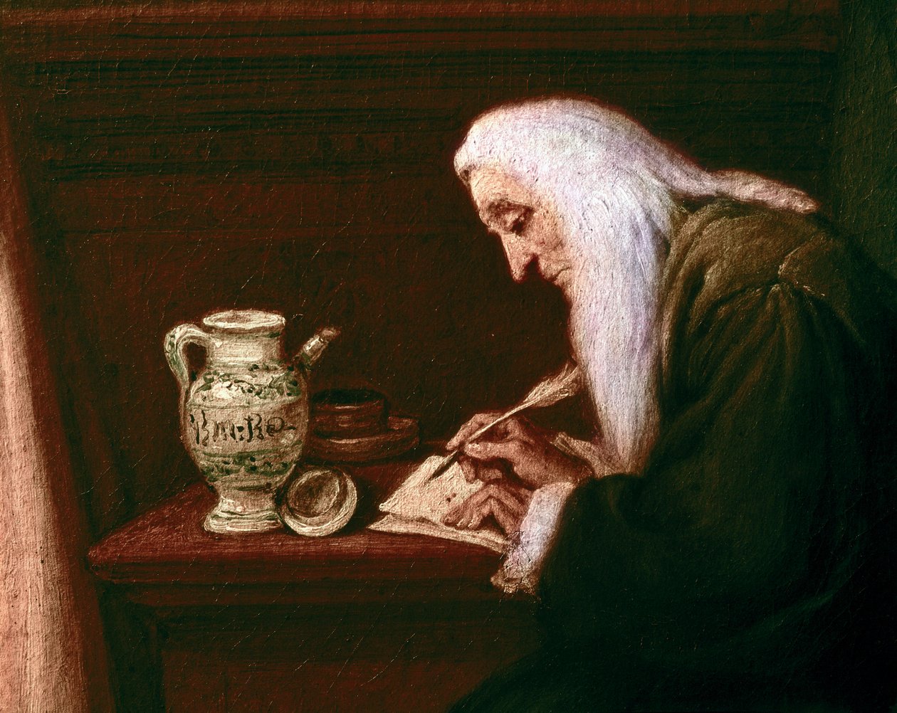 Apotekeren, detalje af Pietro Longhi