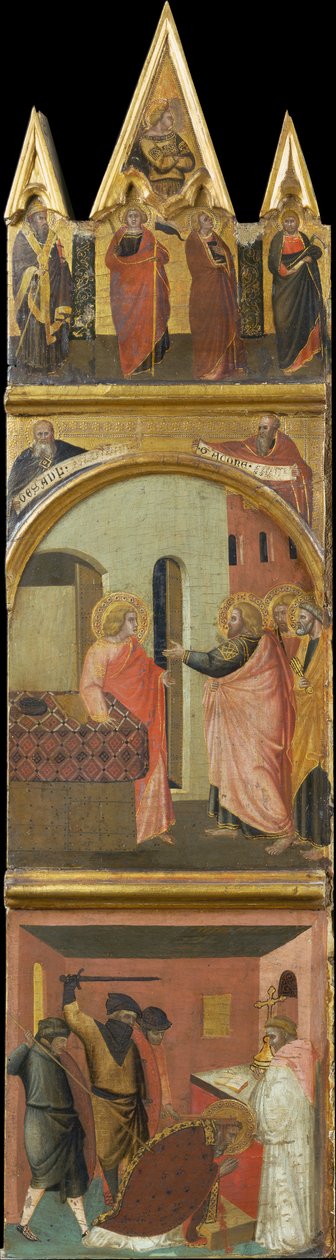 Berufung und Martyrium des Heiligen Matthäus af Pietro Lorenzetti