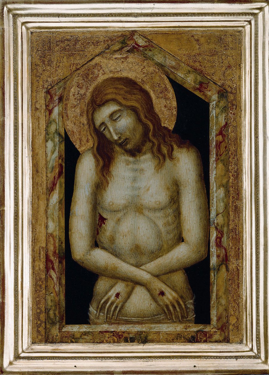 Kristus som den lidende Forløser af Pietro Lorenzetti
