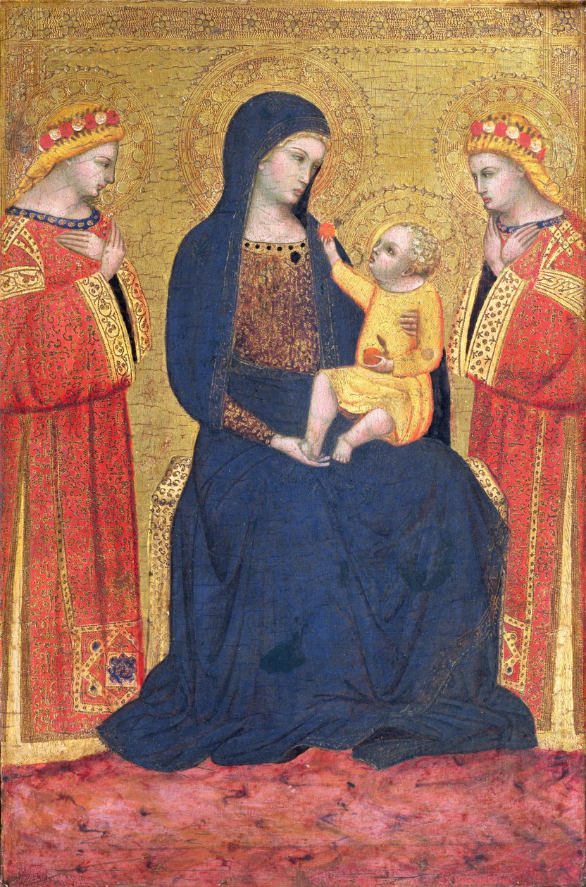 Madonna og barn af Pietro Lorenzetti