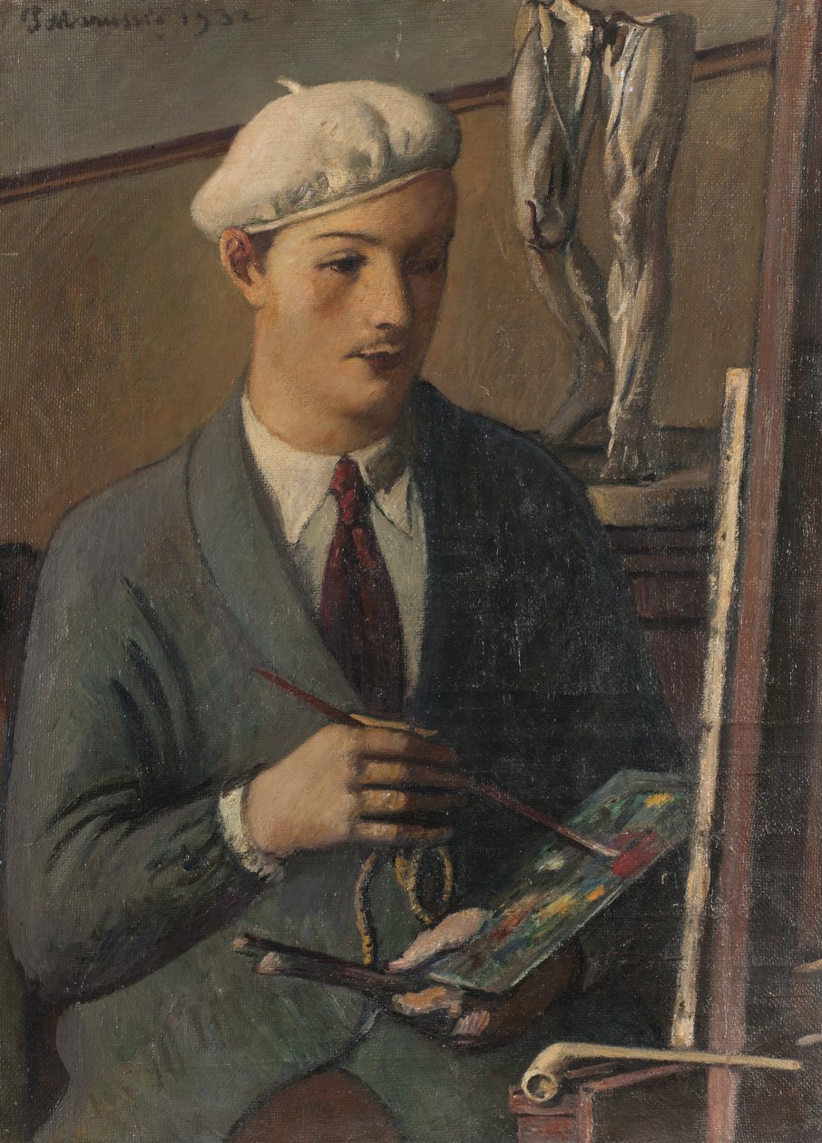 Portræt af en ung maler, 1932 af Pietro Marussig