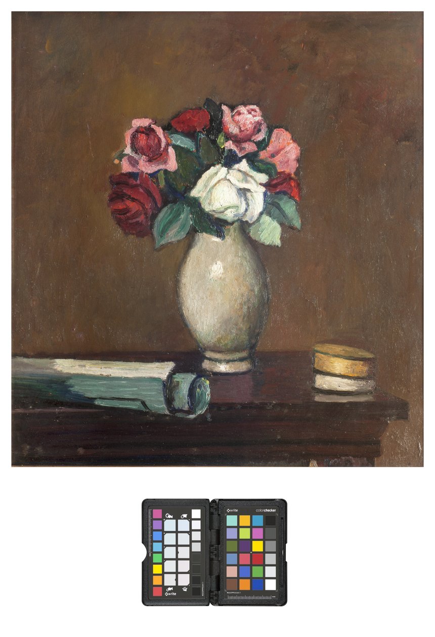 Vase med roser, 1931 af Pietro Marussig
