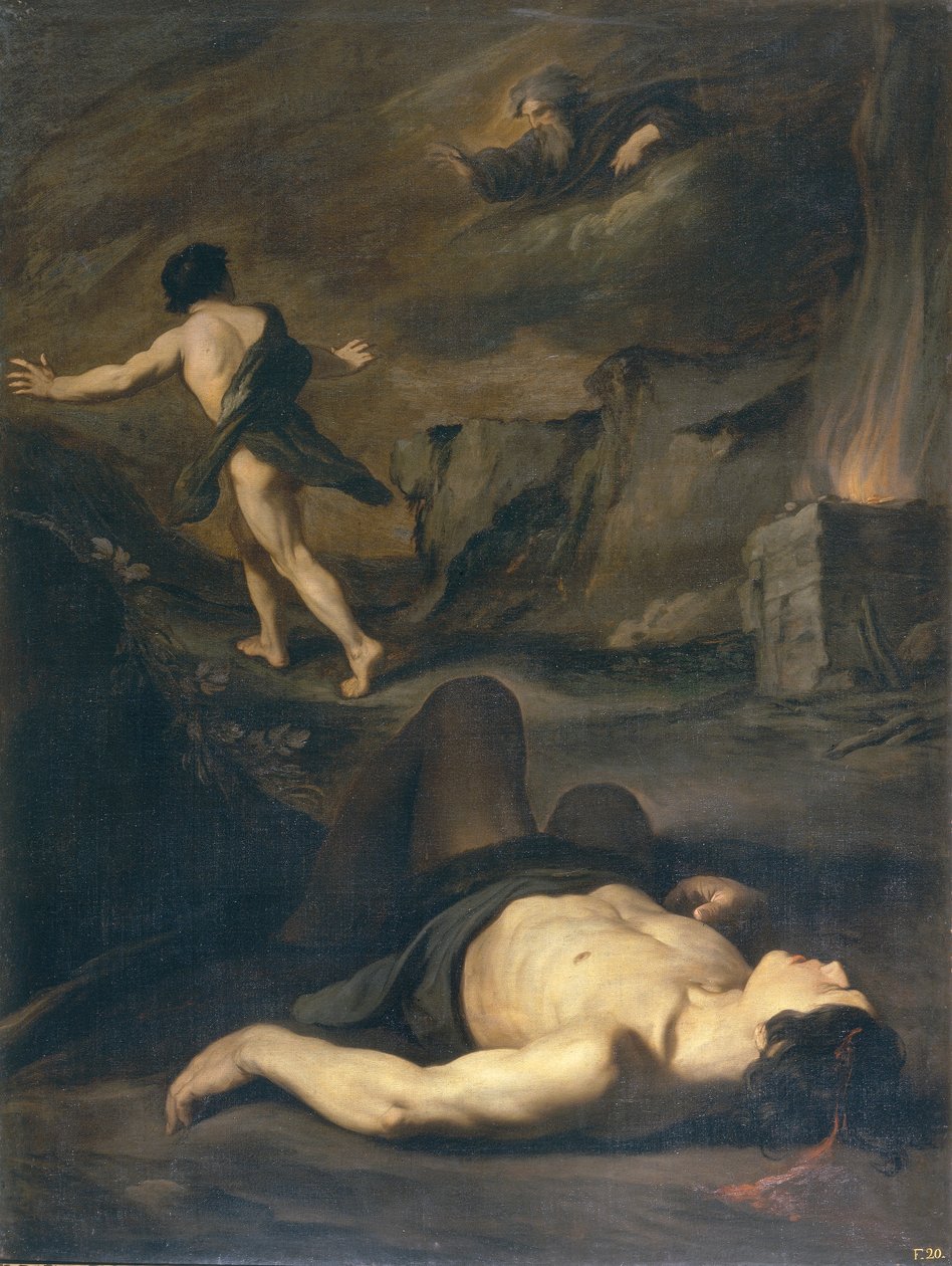 Kain og Abel af Pietro Novelli