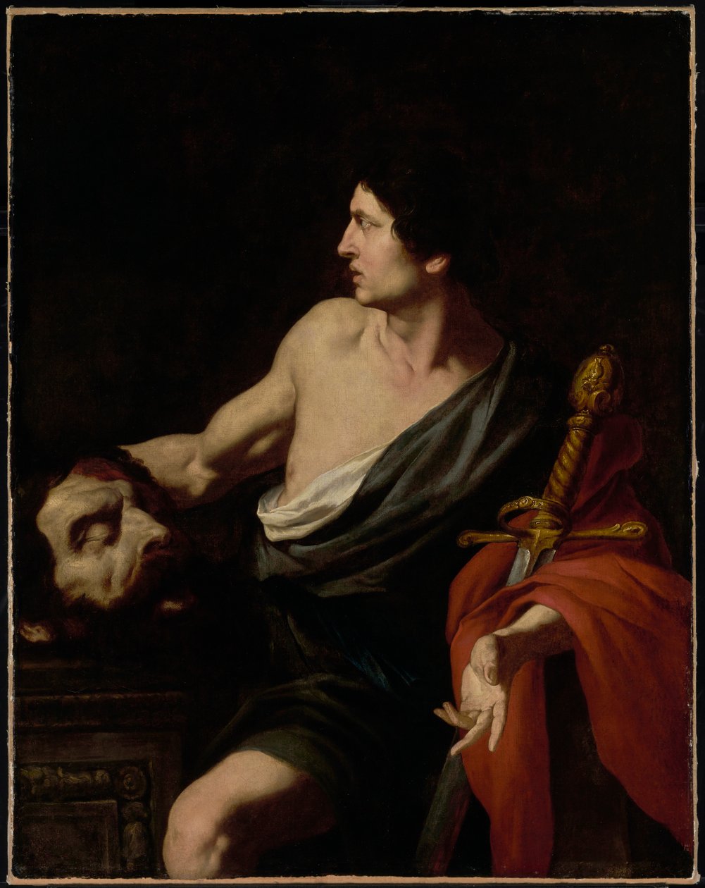 David med Goliats hoved, ca. 1630 (olie på lærred) af Pietro Novelli