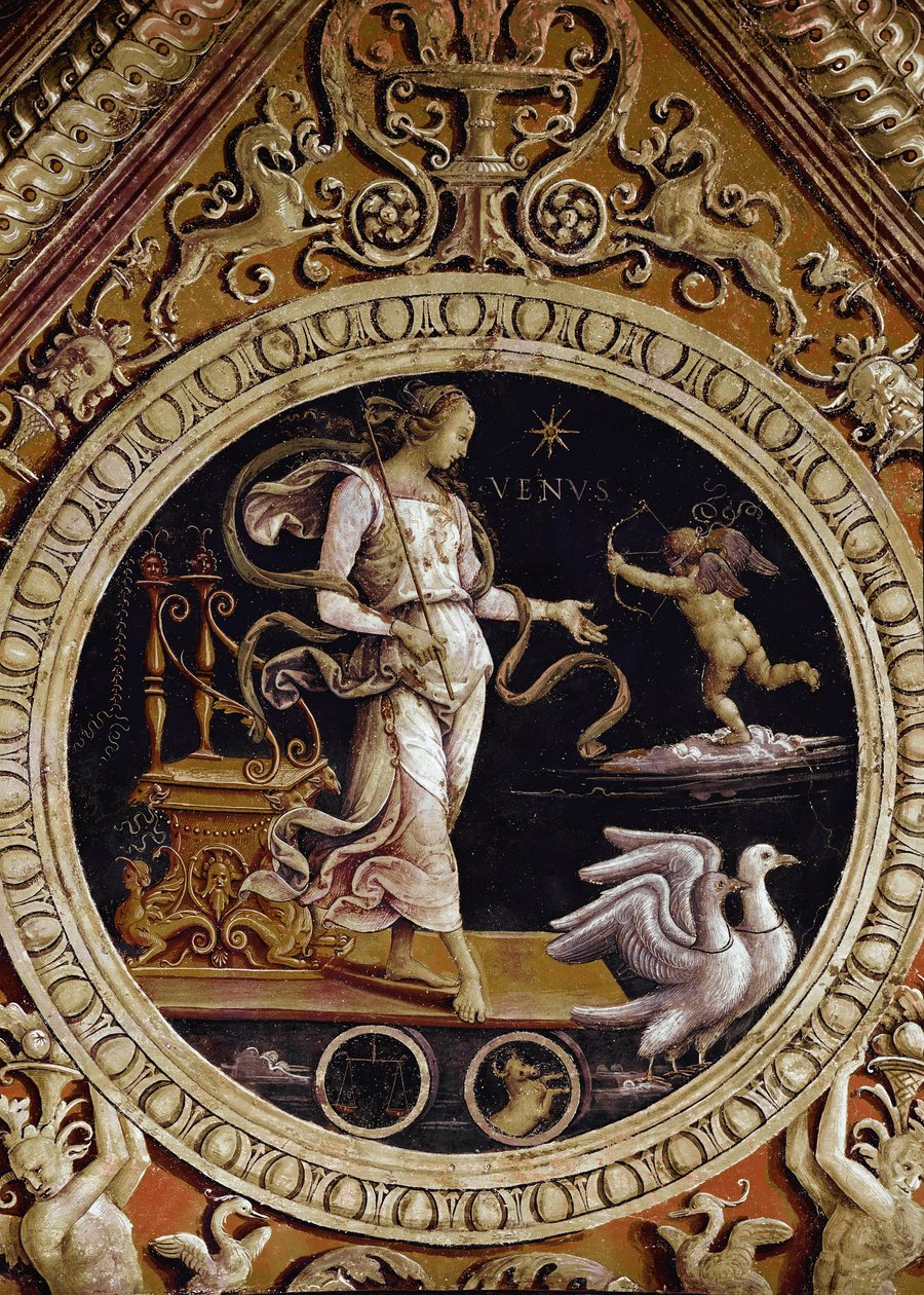 Allegorisk gengivelse af Venus (Fresco af Pietro Perugino