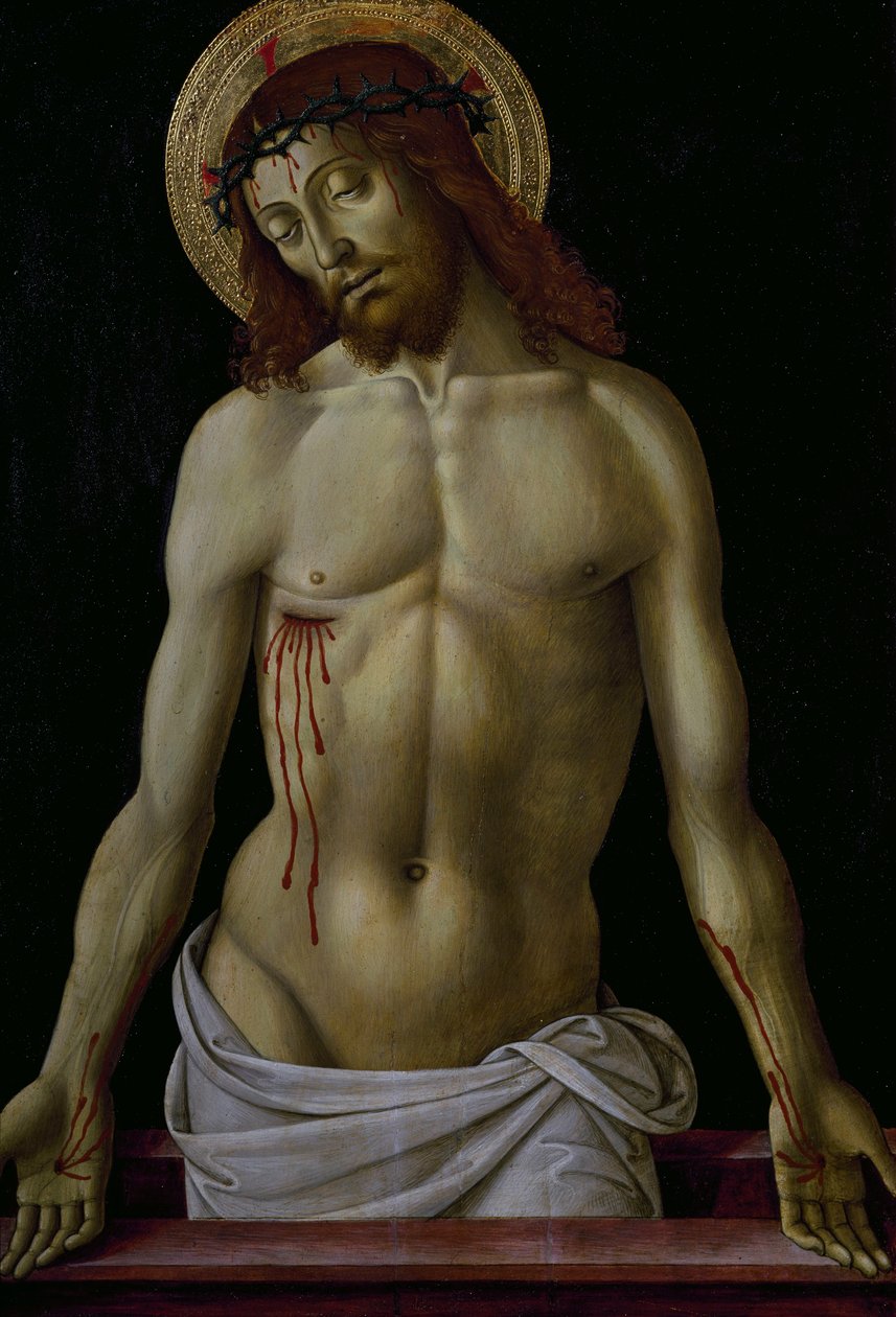 Kristus i Pieta, af Perugino (1450 ca-1523), olie på træ, cm 525x365 af Pietro Perugino