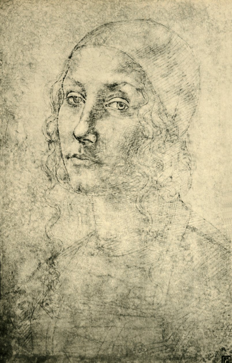Portræt af en kvinde, slutningen af det 15.-begyndelsen af det 16. århundrede, 1943. af Pietro Perugino