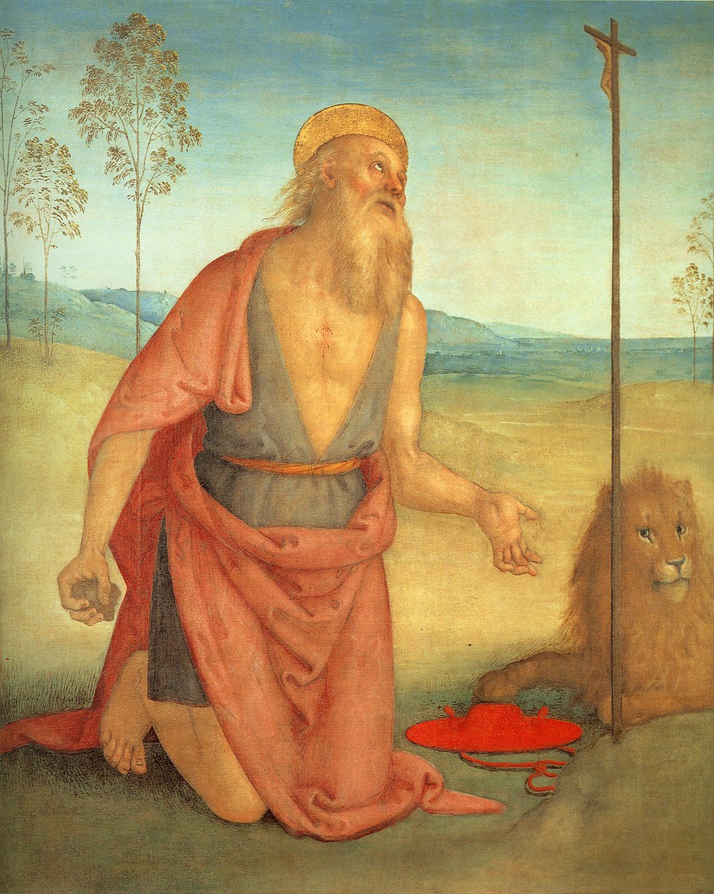 Sankt Jerome, ca. 1512 af Pietro Perugino