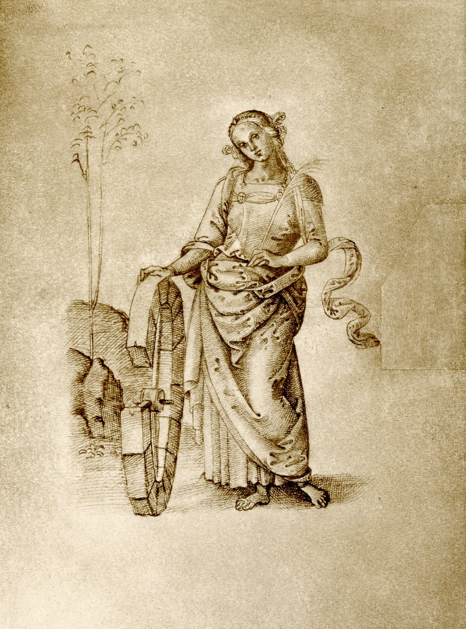 St. Catherine af Pietro Perugino