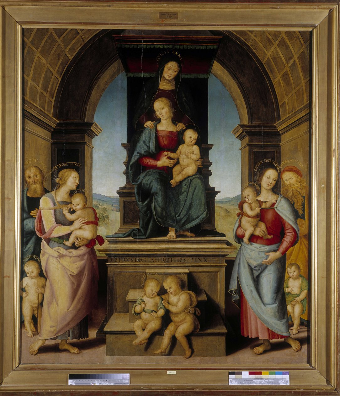 Sankt Annes familie af Pietro Perugino