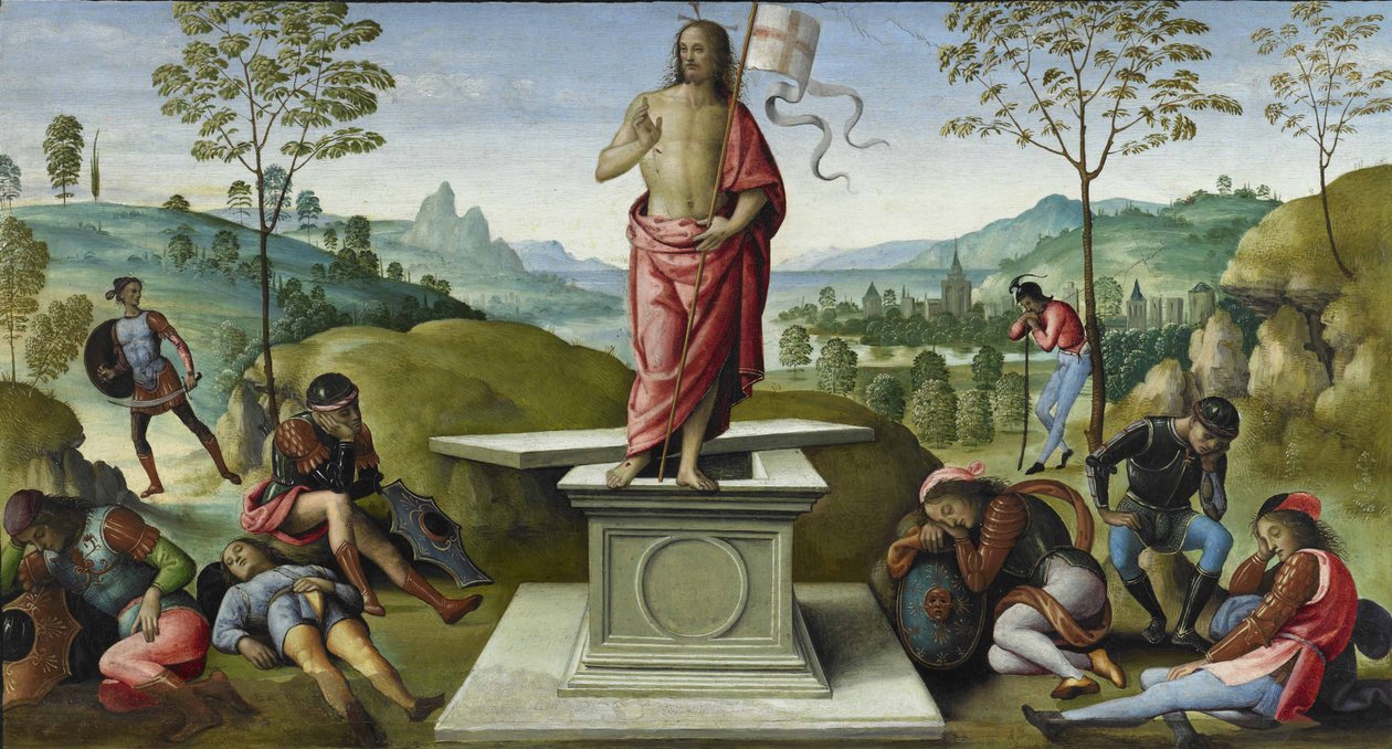 Opstandelsen, 1496-1500 af Pietro Perugino