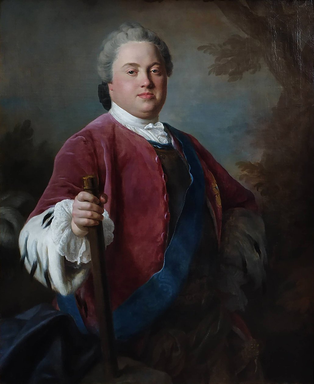 Tysk: Kurprinz Friedrich Christian von Sachsen (1722-1763) Kurfyrste Frederik Christian af Sachsen (1722-1763) af Pietro Rotari