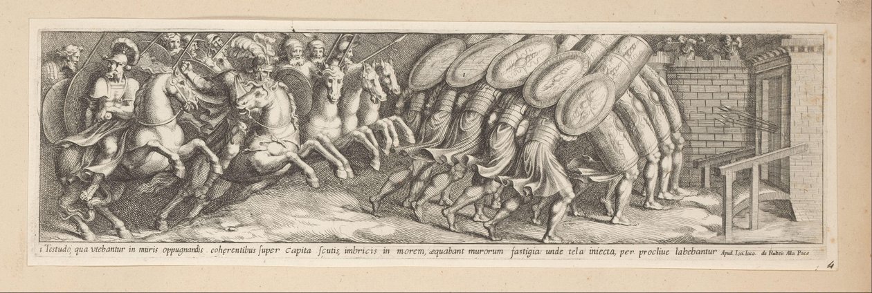 Soldater på angreb Kejser Konstantins historie (serietitel) af Pietro Sante Bartoli