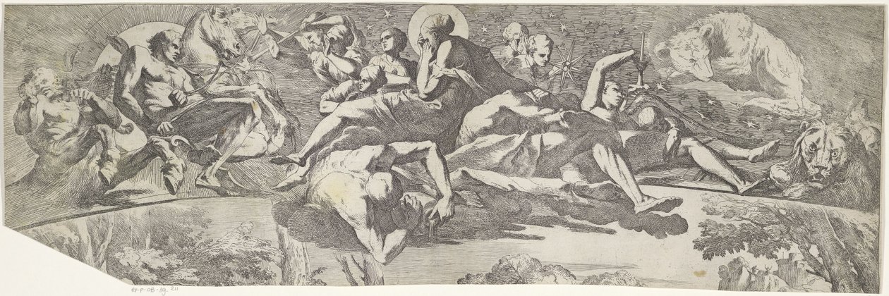 Allegory of Autumn (øverste del) af Pietro Testa