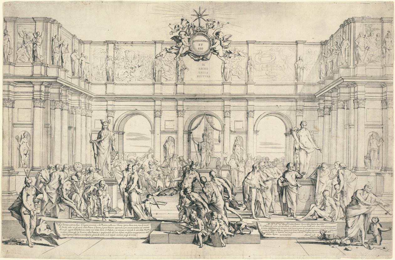 Malerkunstens Lyceum af Pietro Testa