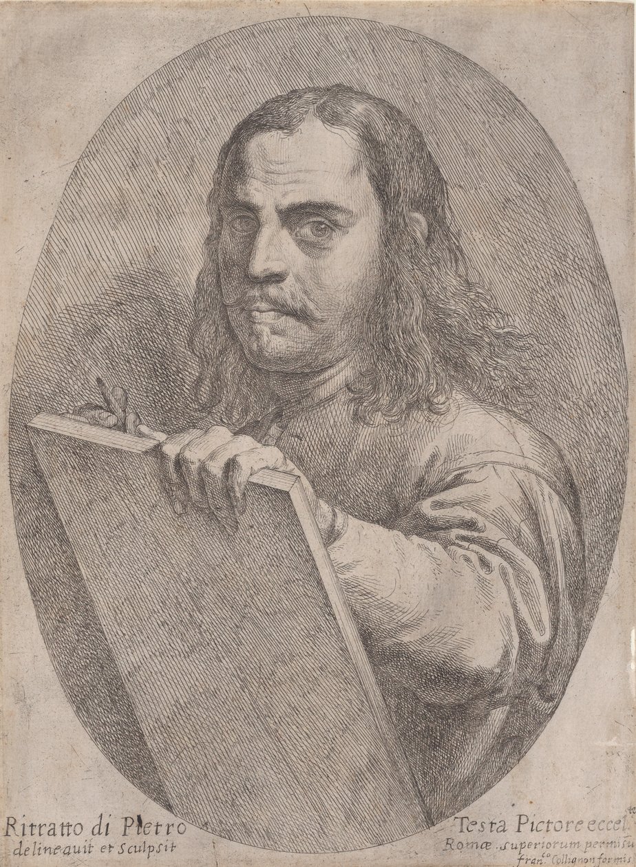 Selvportræt, ca. 1645. af Pietro Testa