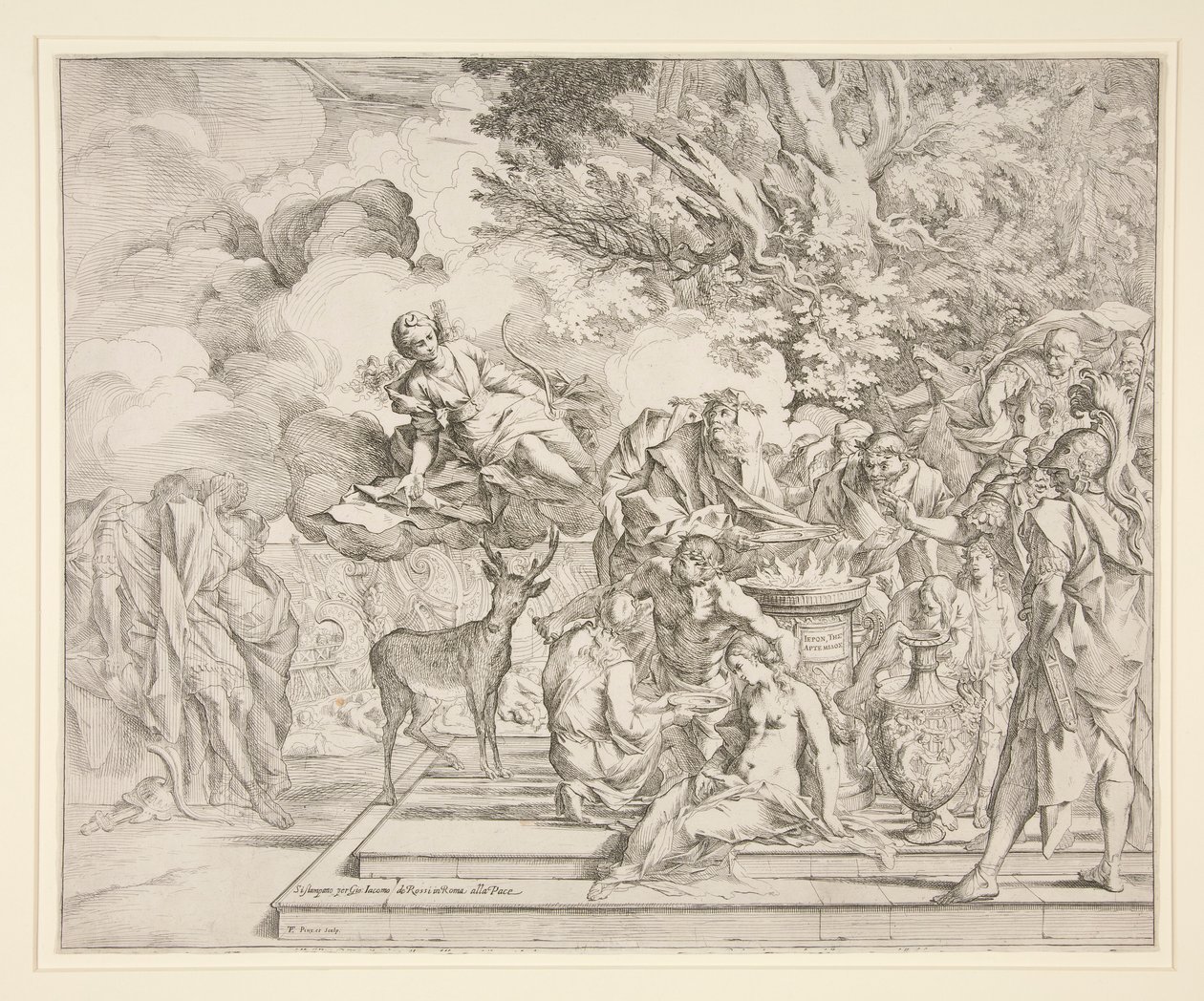 Iphigenia-offeret af Pietro Testa