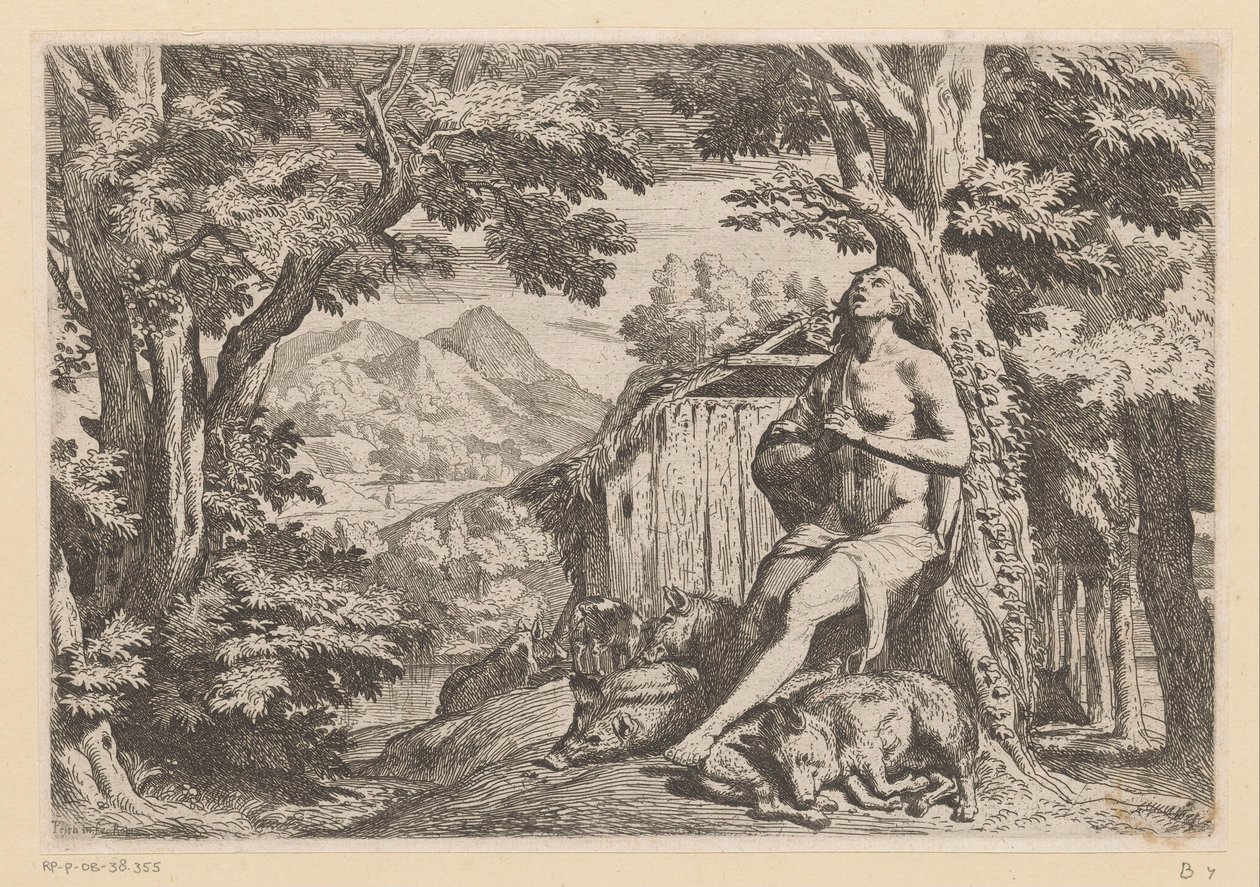 Den fortabte søn som svinehyrde Tale of the Prodigal Son (serietitel) L