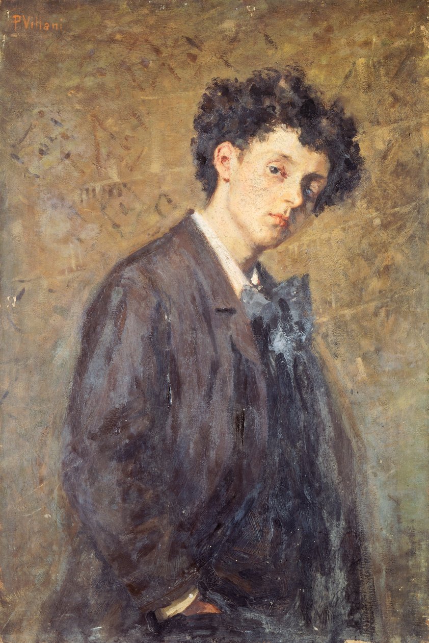 Portræt af Horace Grossoni (olie på lærred) af Pietro Villani
