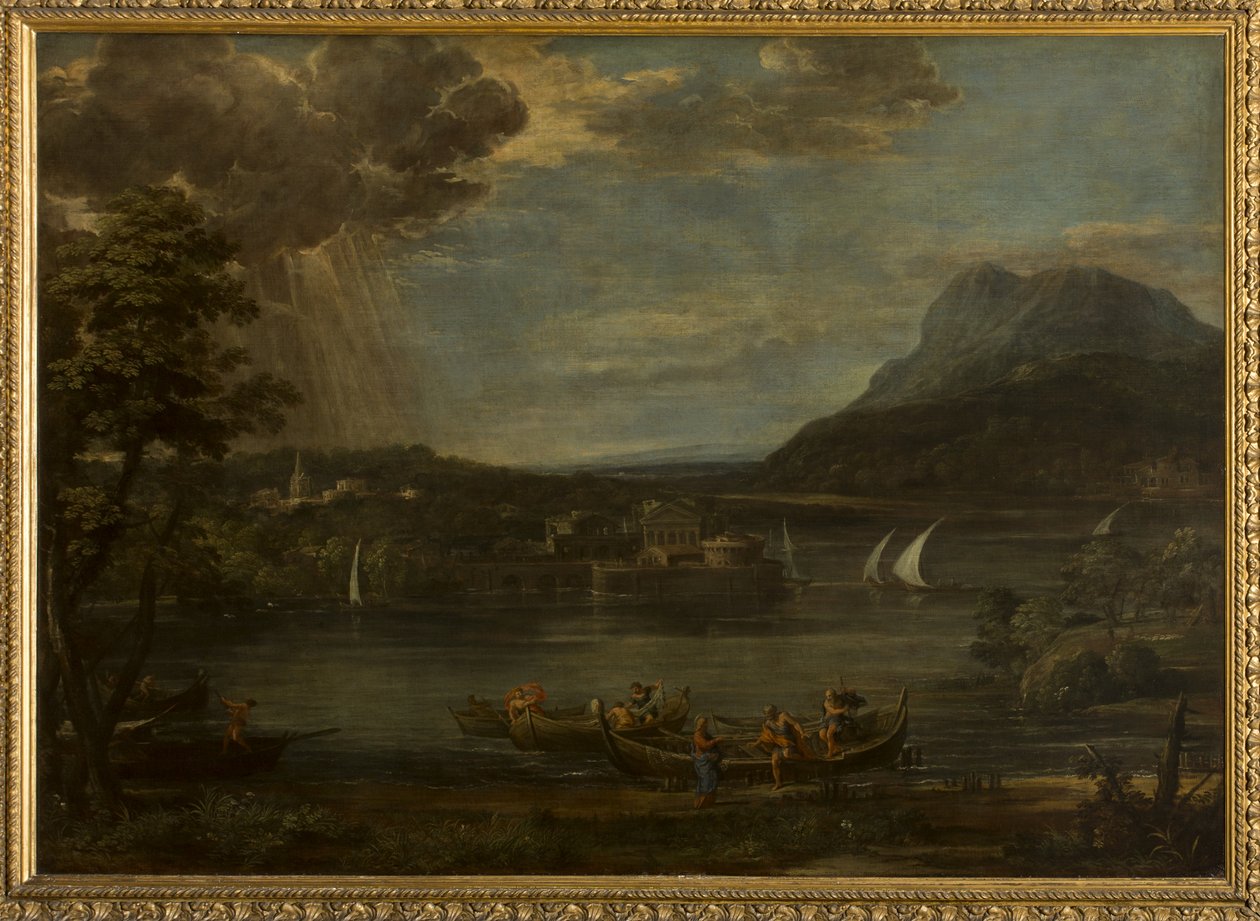 Landskab med Sankt Peters Kald af Pietro da Cortona