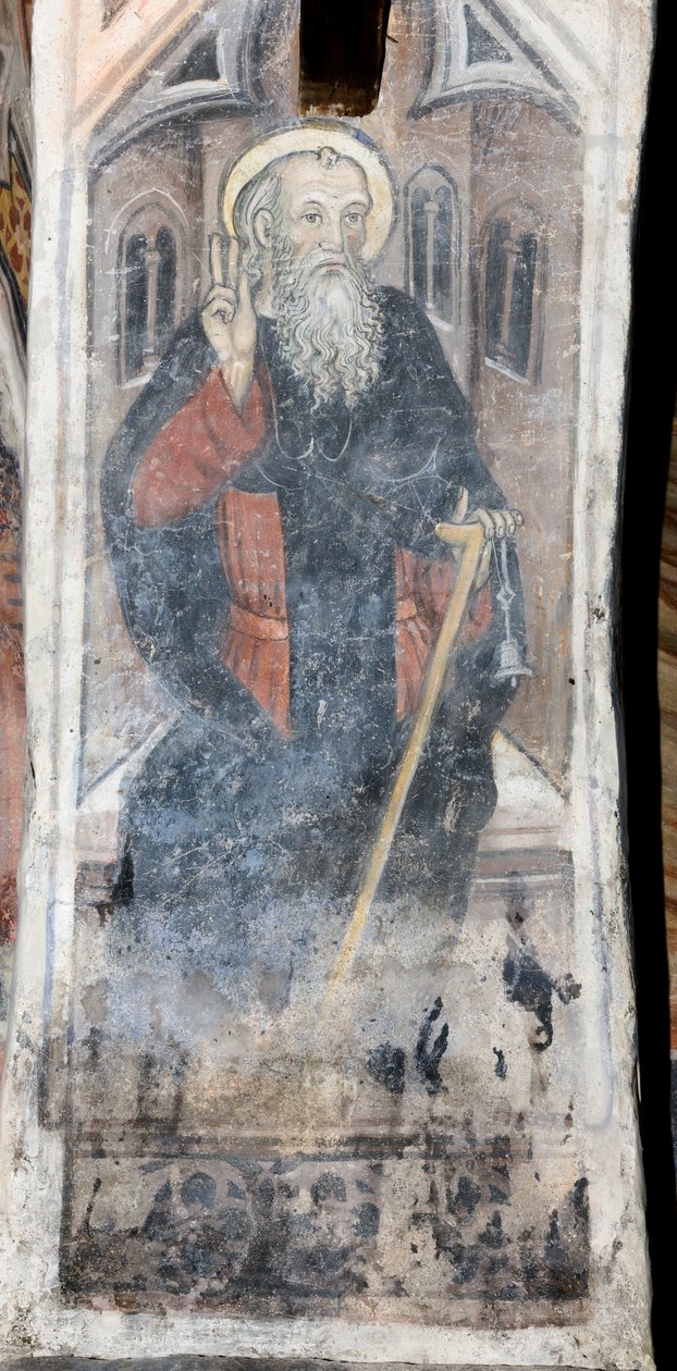 Den hellige abbed Antonius, kirkens læge af Pietro da (15th century) Saluzzo
