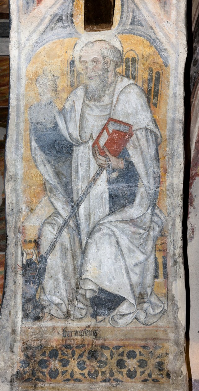 Sankt Bernhard af Clairvaux, abbed af Pietro da (15th century) Saluzzo