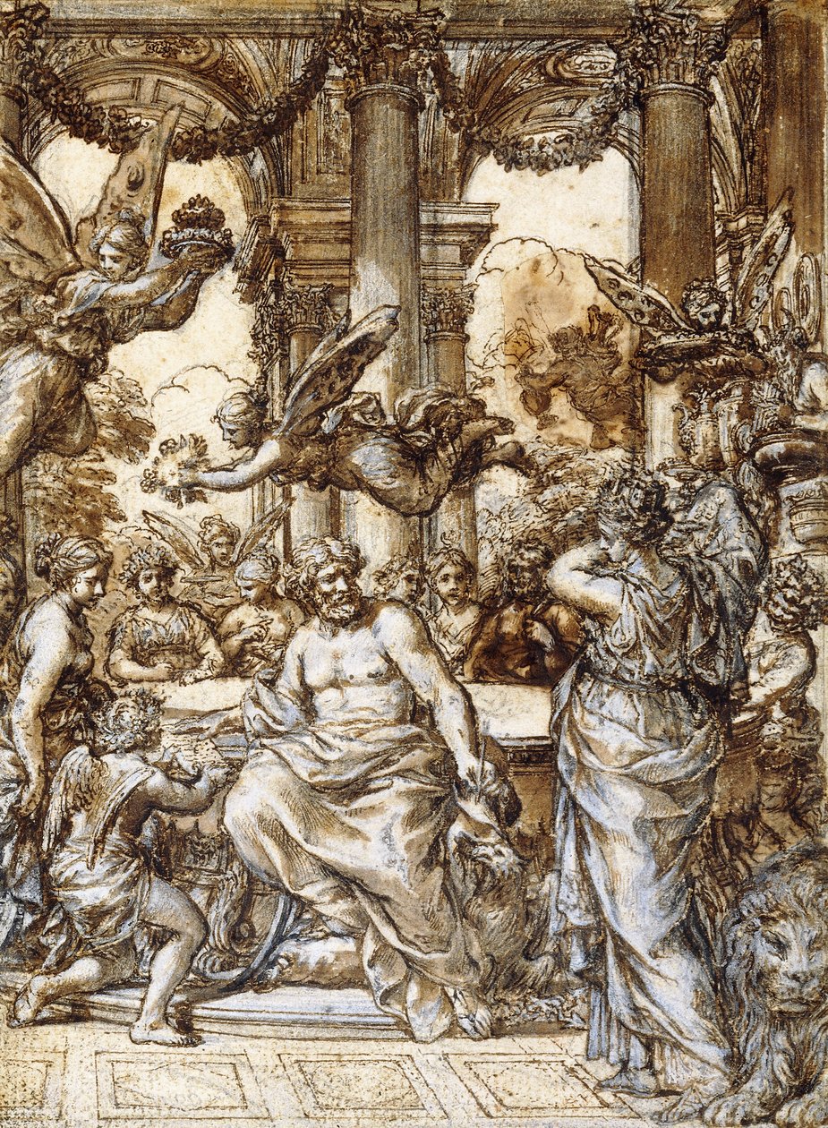 Cybele foran gudernes råd, af Pietro da Cortona