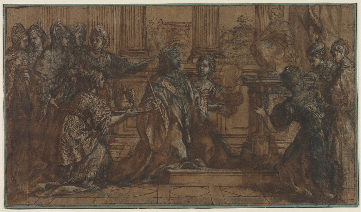 Salomons afgudsdyrkelse, 1622-1623. af Pietro da Cortona